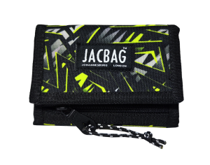 Jacbag Wallet-Cırtlı Cüzdan Wallet-Sarı Geometrik