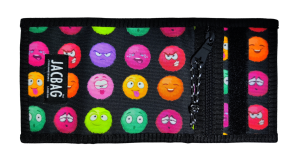 Jacbag Wallet-Cırtlı Cüzdan Wallet-Emoji