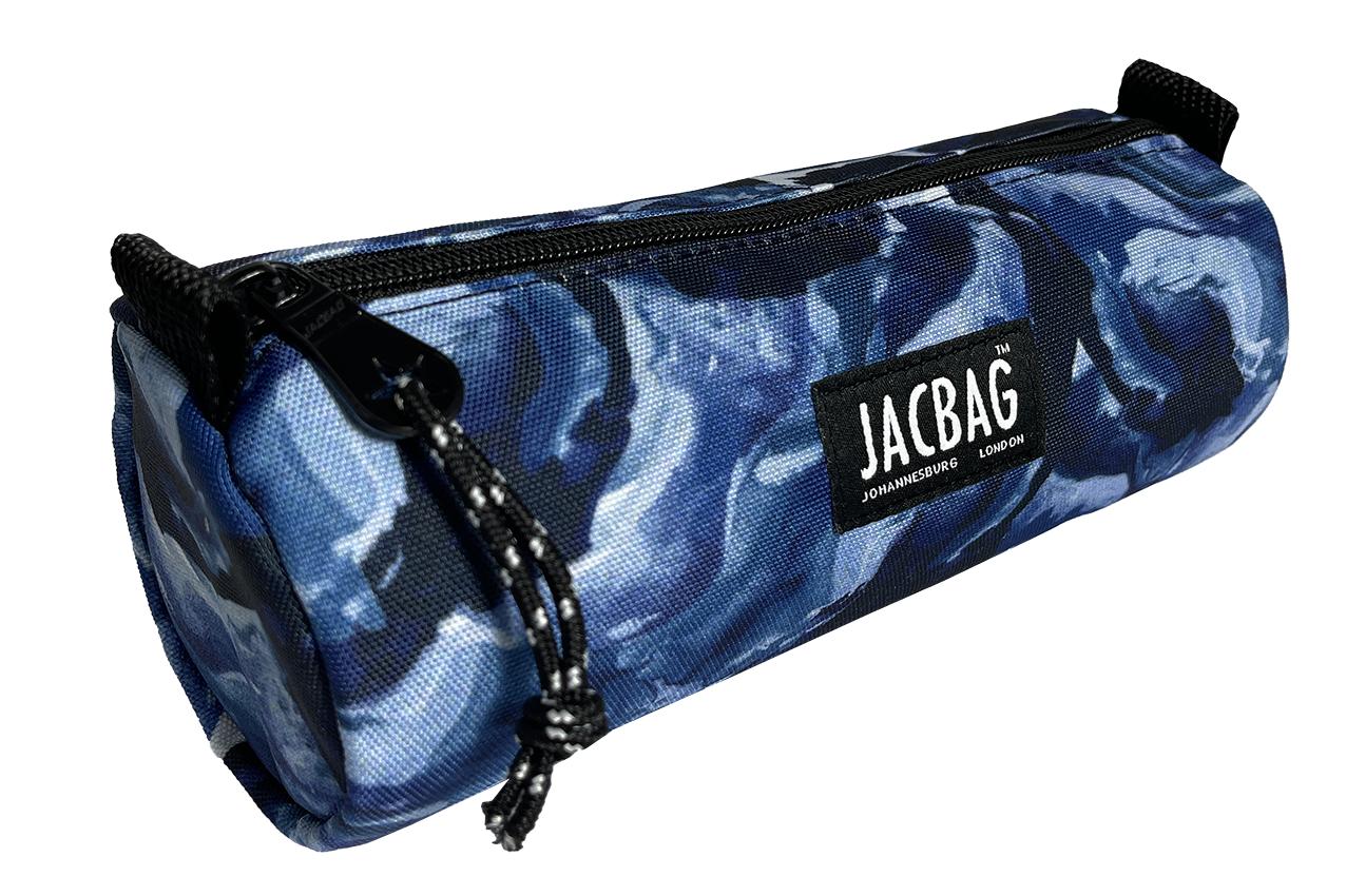 Jacbag Bıg Roll-Silindir Tip Kalem Kutusu Big Roll-Mavi Dumanlı