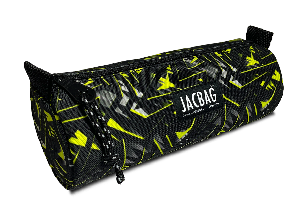 Jacbag Bıg Roll-Silindir Tip Kalem Kutusu Big Roll-Sarı Geometrik