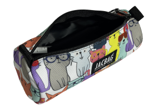 Jacbag Bıg Roll-Silindir Tip Kalem Kutusu Big Roll-Sarı Kedili