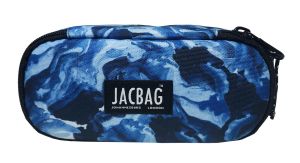Jacbag Oval XL Kalem Kutusu Oval XL-Mavi Dumanlı