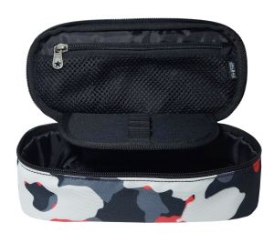 Jacbag Oval XL Kalem Kutusu Oval XL-Kırmızı Kamuflaj