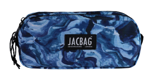 Jacbag Dual Pouch-İki Bölmeli Kalem Kutusu Dual Pouch-Mavi Dumanlı