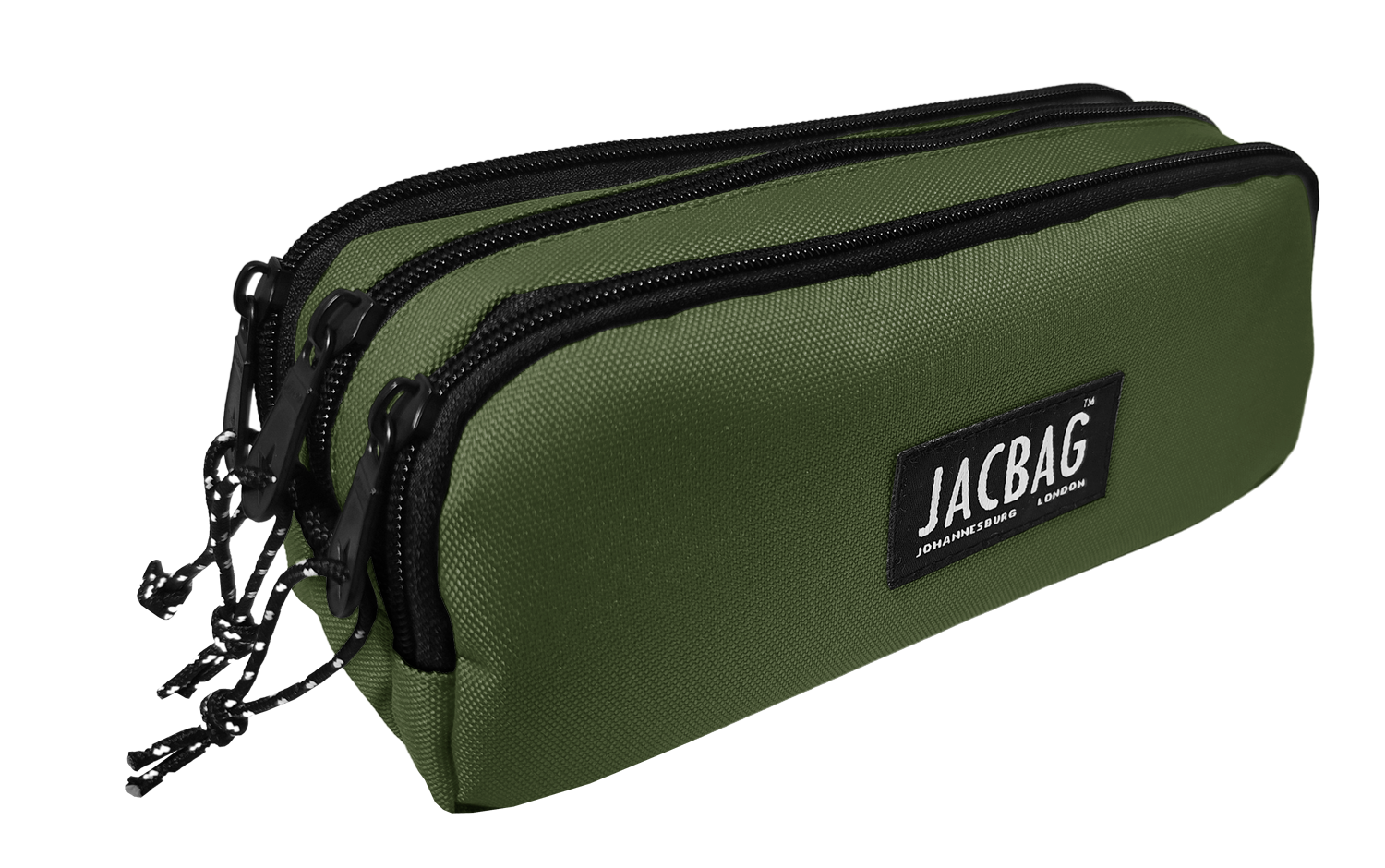 Jacbag Trıple Pouch-Üç Bölmeli Kalem Kutusu Triple Pouch-Haki