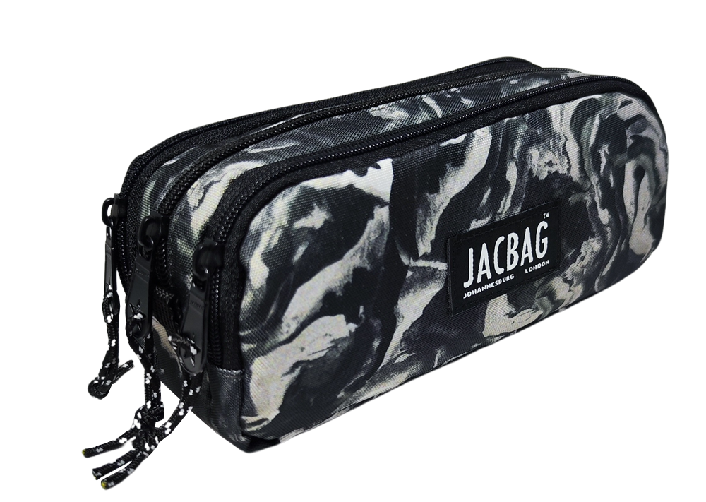 Jacbag Trıple Pouch-Üç Bölmeli Kalem Kutusu Triple Pouch-Dumanlı