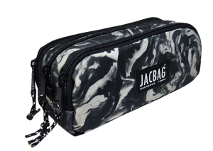 Jacbag Trıple Pouch-Üç Bölmeli Kalem Kutusu Triple Pouch-Dumanlı