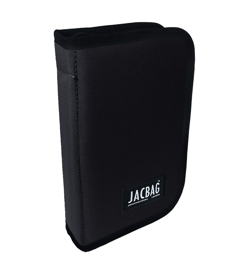 Jacbag Cover -Sert Kapaklı Lastikli Kalem Kutusu Cover-Siyah