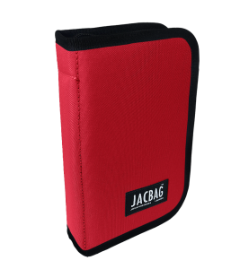 Jacbag Cover -Sert Kapaklı Lastikli Kalem Kutusu Cover-Kırmızı