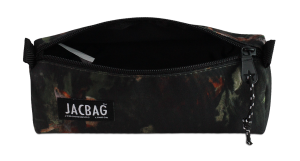 Jacbag Prıme Pencil Case-Üçgen Tip Kalemkutu Prime-Yeşil Yapraklar