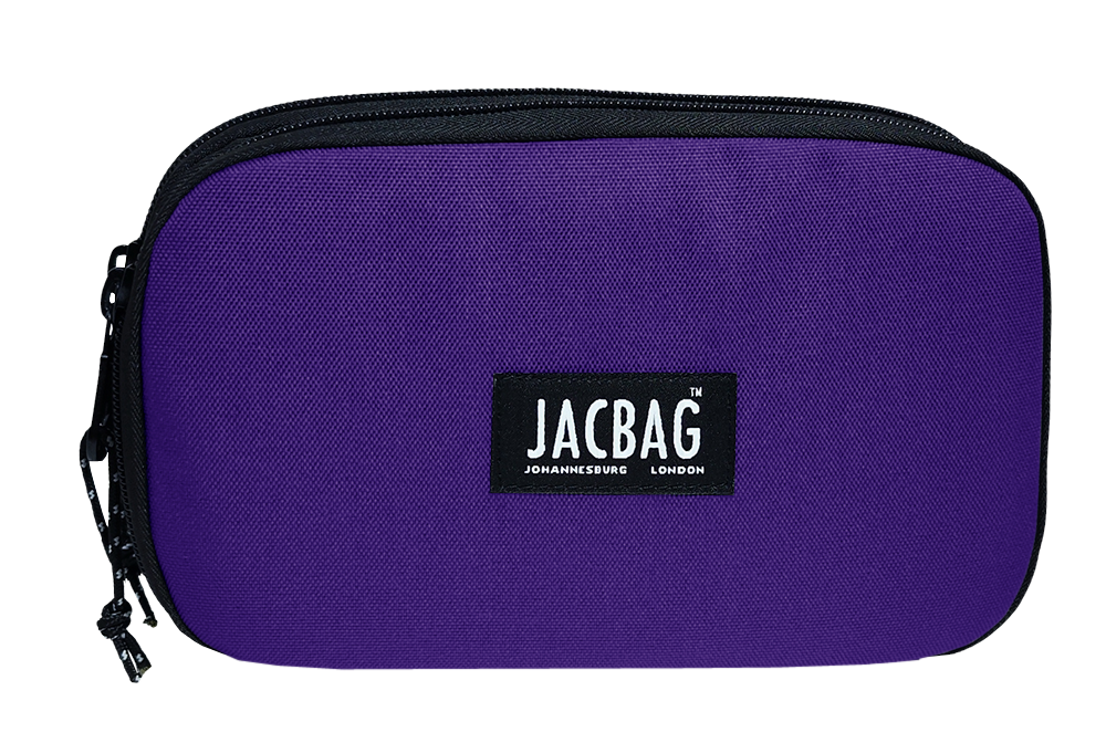 Jacbag Double Cover -Çift Kapaklı Kalem Kutusu Double Cover-Mor