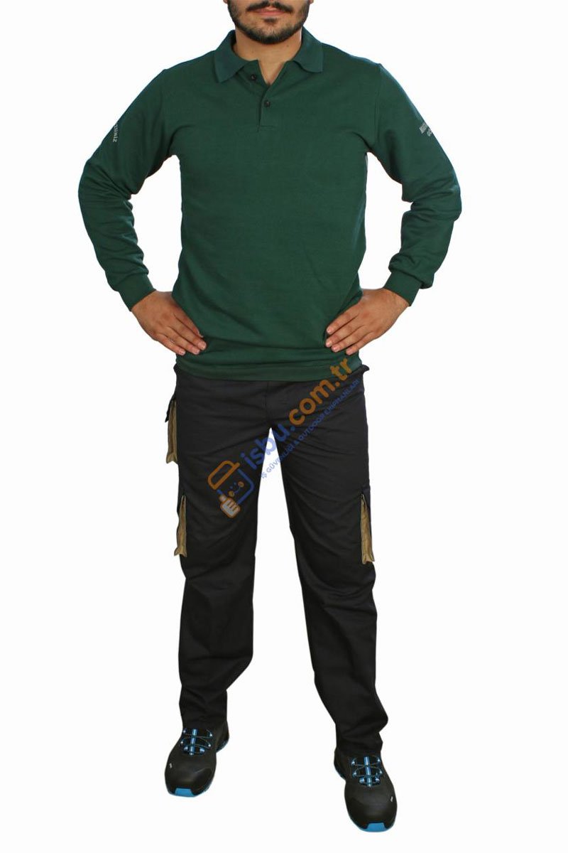 Sweatshirt Polo Yaka İş Tişörtü