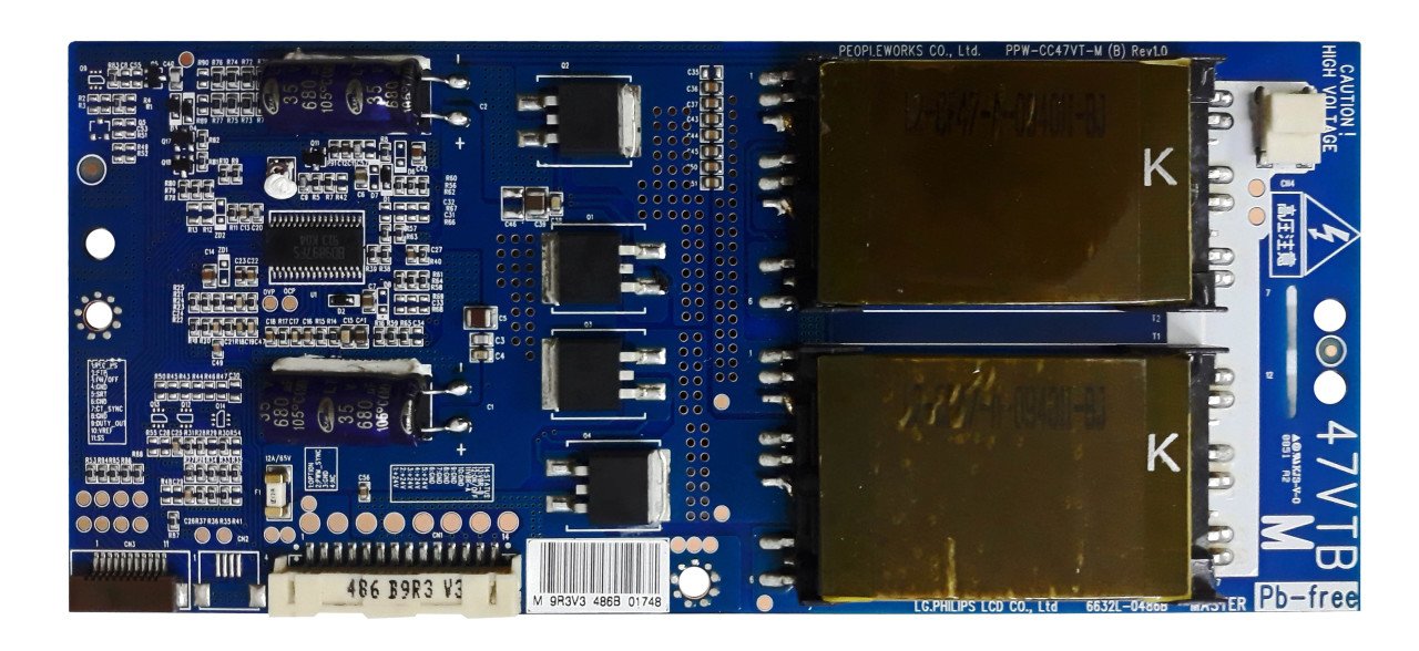 6632L-0486B , PPW-CC47VT-M (B) REV1.0 , LG.PHİLİPS LCD , LC470WUD-SAA1 , LC470WUN , LG INVERTER BOARD