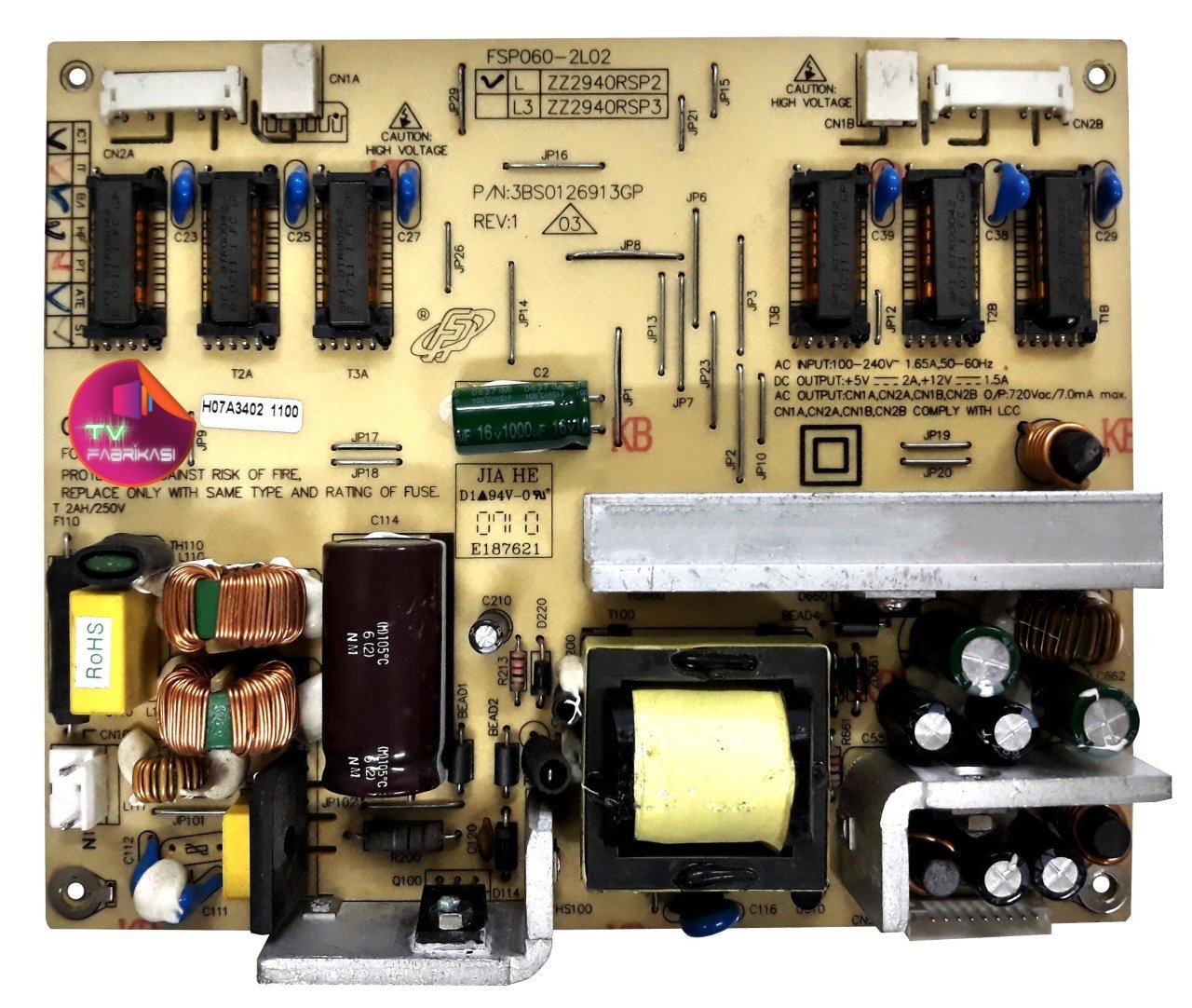 FSP060-2L02 , ZZ2940RSP2 , 3BS0126913GP , BEKO , POWER BOARD , ARÇELİK BESLEME