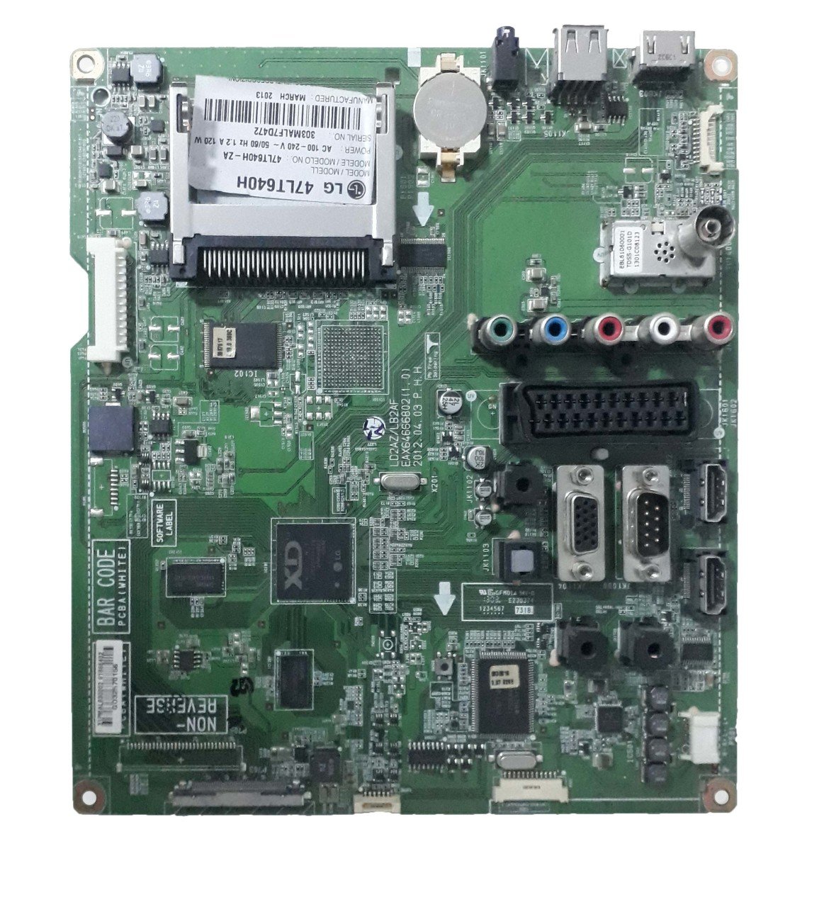 Eax64666802(1.0) , Lg 47lt460h , Lg 47lt460h-Za , Main Board , Lg Anakart