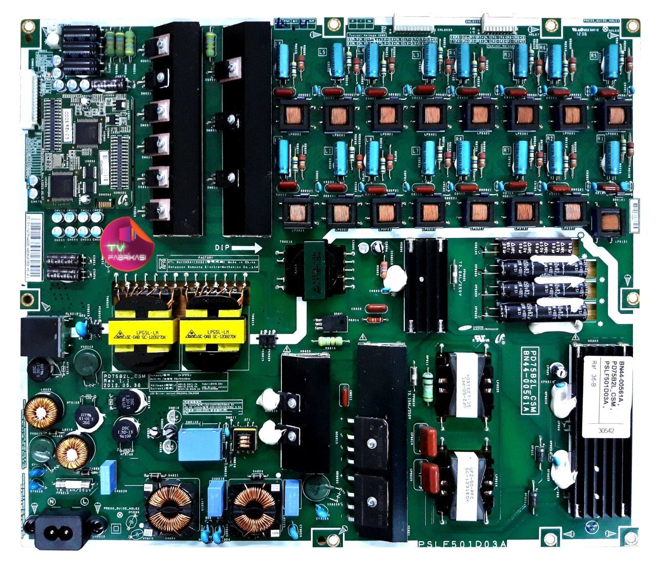 BN44-00561A , PD75B2L_CSM , PSLF501D03A , REV 1.1 , UE75ES9000 , POWER BOARD , SAMSUNG BESLEME