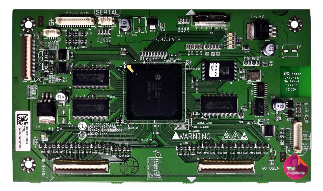 EAX32685602 , LGE PDP 070111 , 42X4_CTRL , LG T-CON BOARD