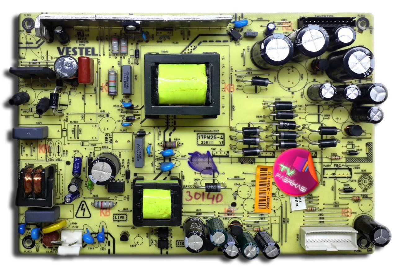 17PW25-4 , 250111 , V1 , 20585287 , POWER BOARD , VESTELE BESLEME