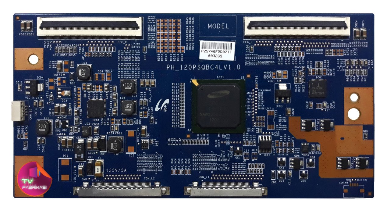 PH_120PSQBCLV1.0 T-CON BOARD