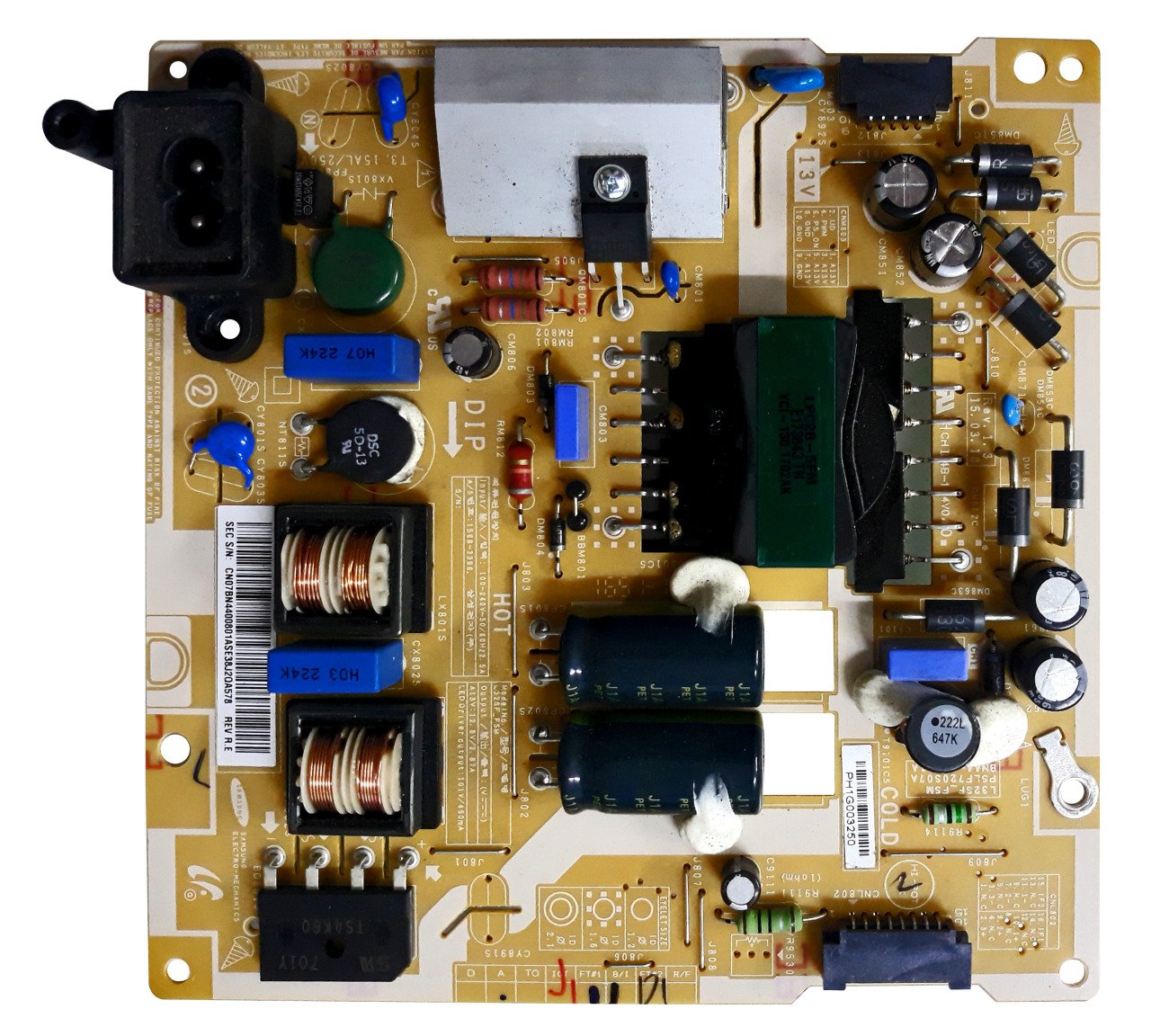 BN44-00801A , PSLF720S07A , L32SF_FSM , LT32E310M2 , CY-GJ32BGEV6V , POWER BOARD , SAMSUNG BESLEME