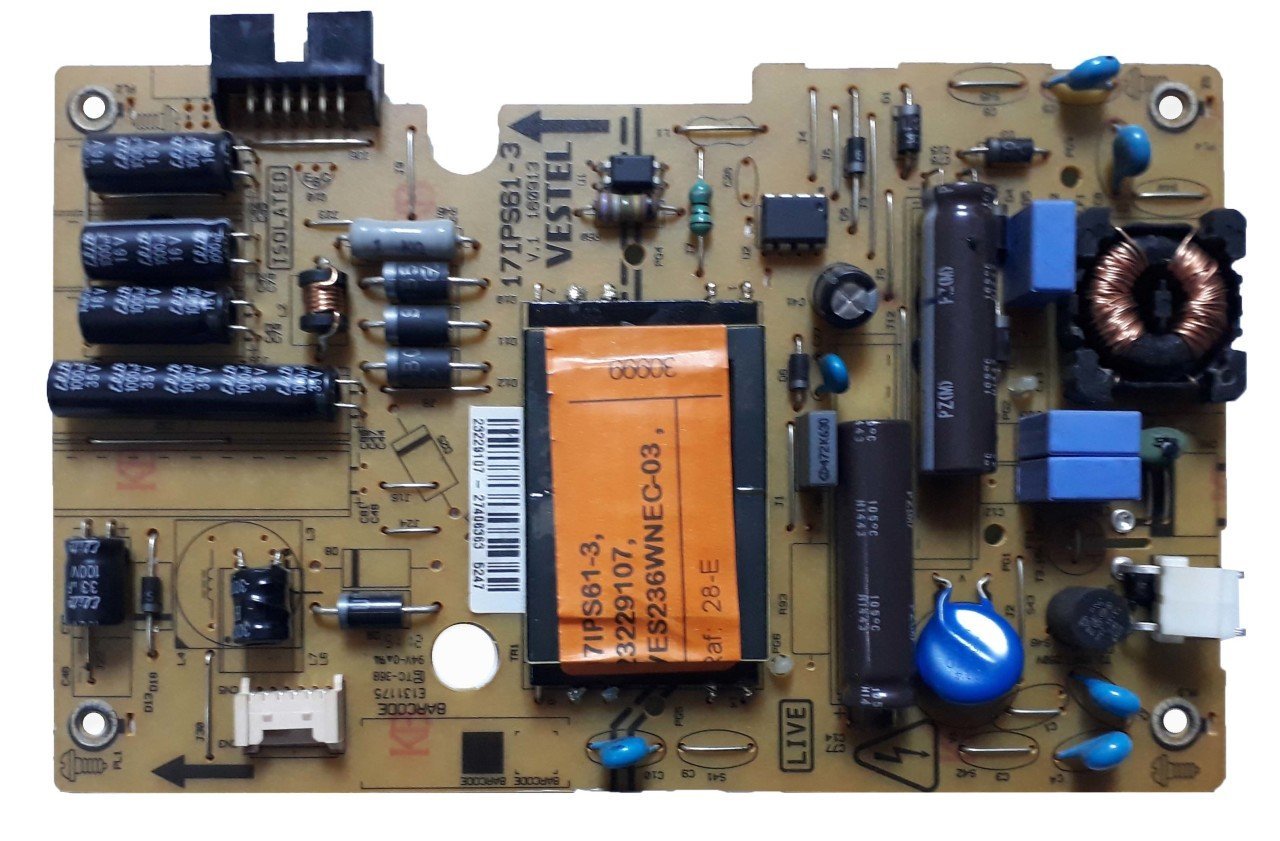 17IPS61-3, 23229107, VES236WNEC-03 , Power Board , Vestel Besleme kart