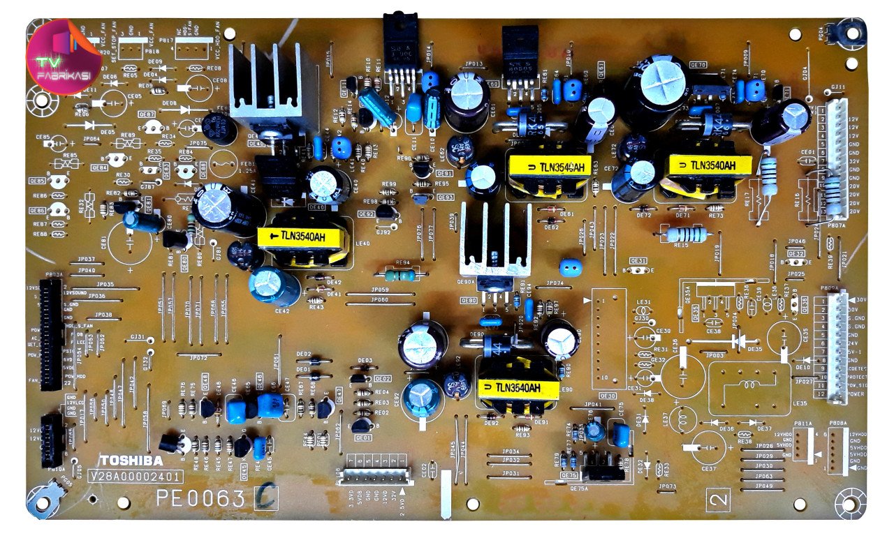 V28A00002401 , PE0063 C , 42WL66Z , LC420W02 SL C1 , POWER BOARD , TOSHIBA BESLEME