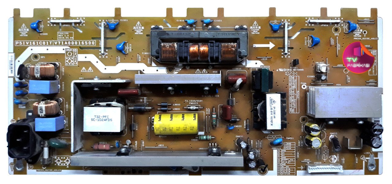 PSIV161C01T , V71A00016500 , 32AV700E , POWER INVERTER BOARD , TOSHIBA BESLEME