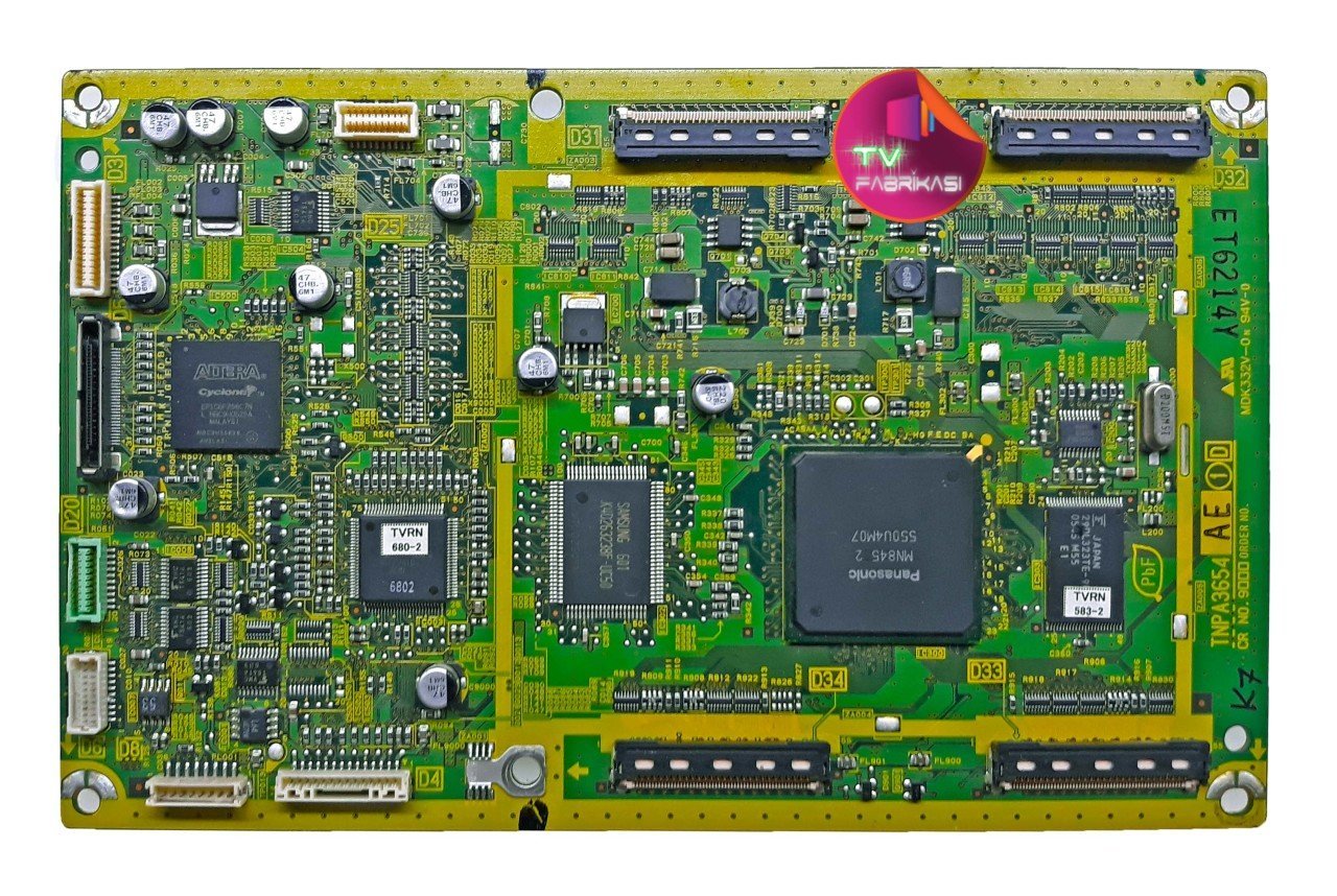 TNPA3654AE , CR NO.9000 , MDK332V-0 , ET6214Y , PDF , PANASONİC MAIN BOARD , ANA KART