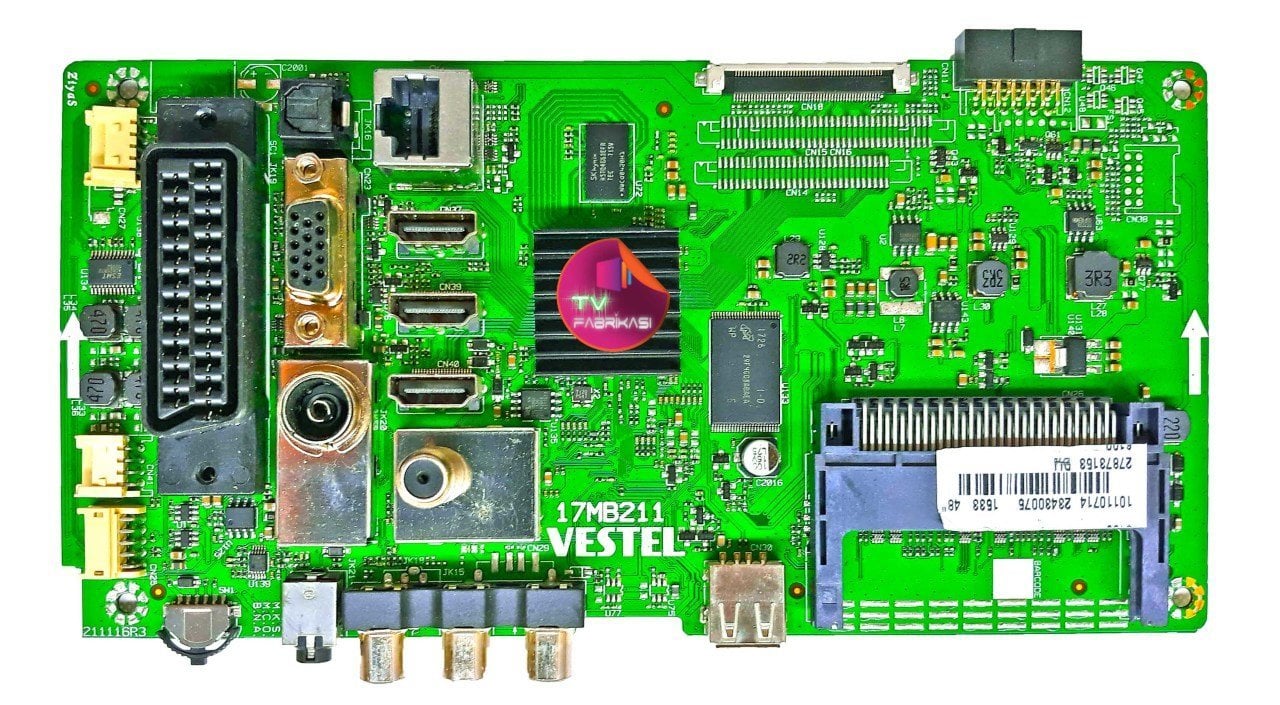 17MB211 , 211116R3 , 23430075 , 27873153 DIJ , VESTEL ANAKART , MAIN BOARD