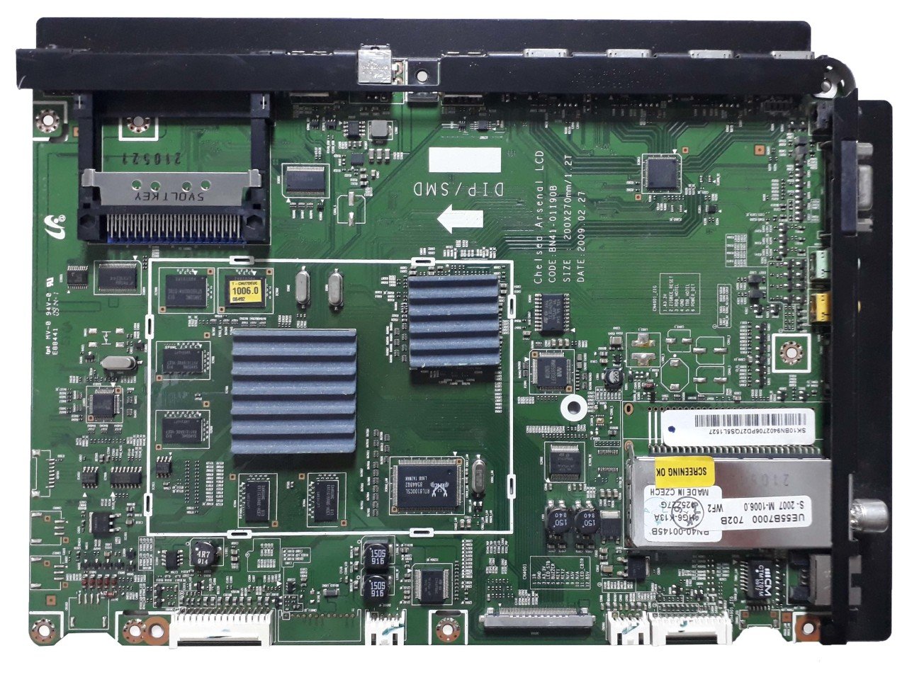 BN41-01190C, BN94-02695D , UE55B7000 , Main Board , Samsung Anakart