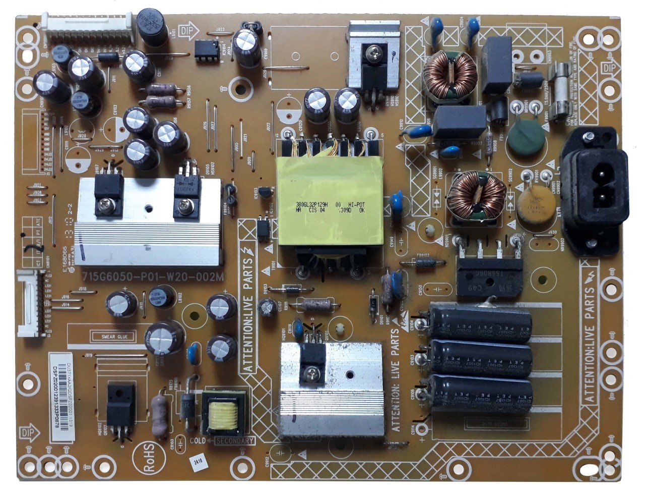 715G6050-P01-W20-002M , Power Board , Philips Besleme kart