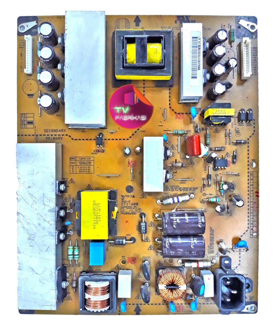 EAX63543801/9 , REV1.0 , LGP42-11P , POWER BOARD , LG BESLEME