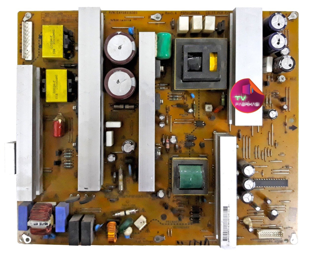 EAX58316301 , REV1.4 , PSPU-J806A , 2300KPG085C-F , POWER BOARD , LG BESLEME