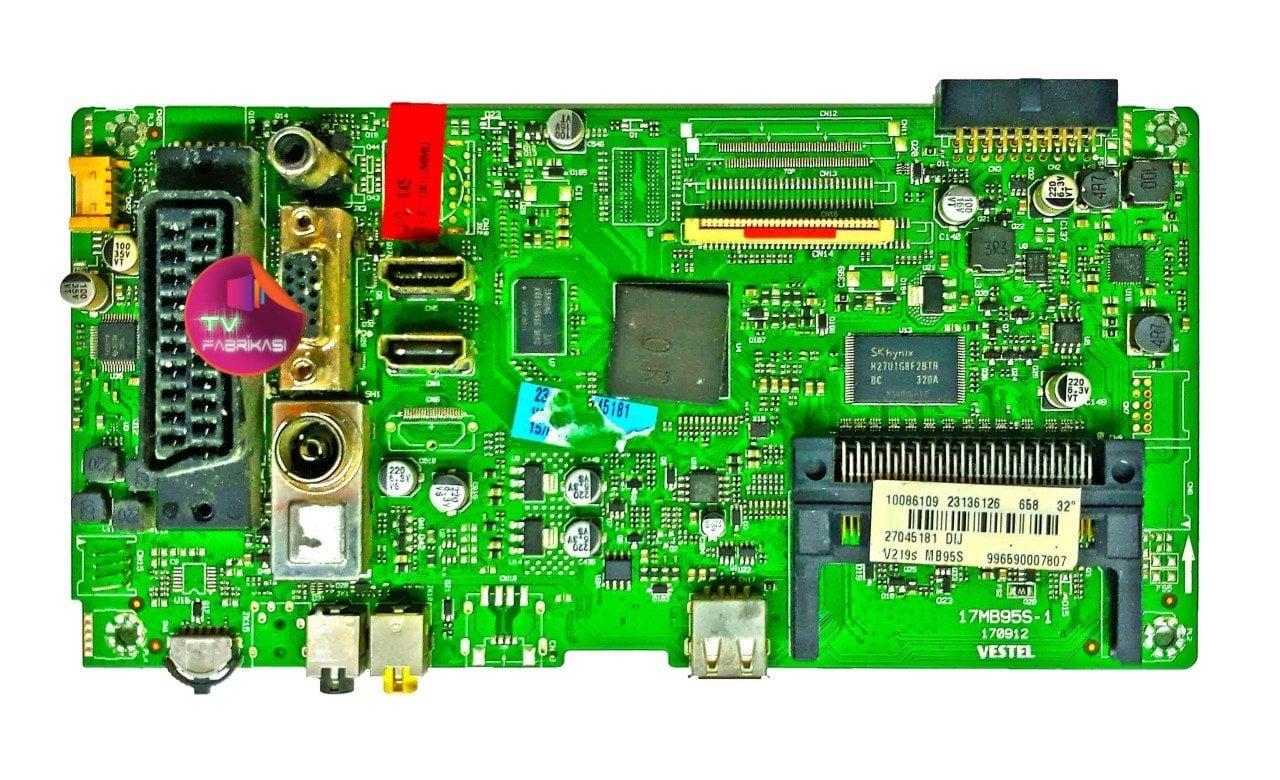 17MB95S-1 , 170912 , 23136126 , DIJ , 32'' , MAIN BOARD , VESTEL ANAKART