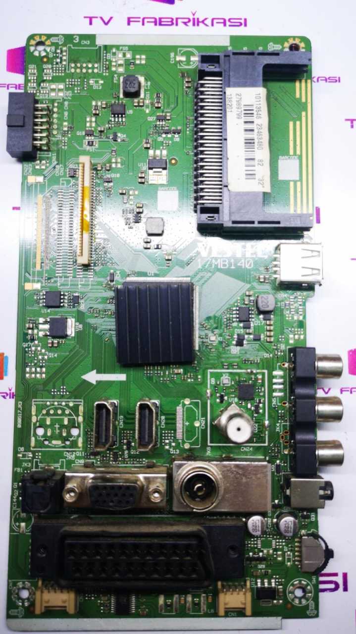 17MB140,VESTEL, 10113546, 23463480, MAINBOARD, ANAKART