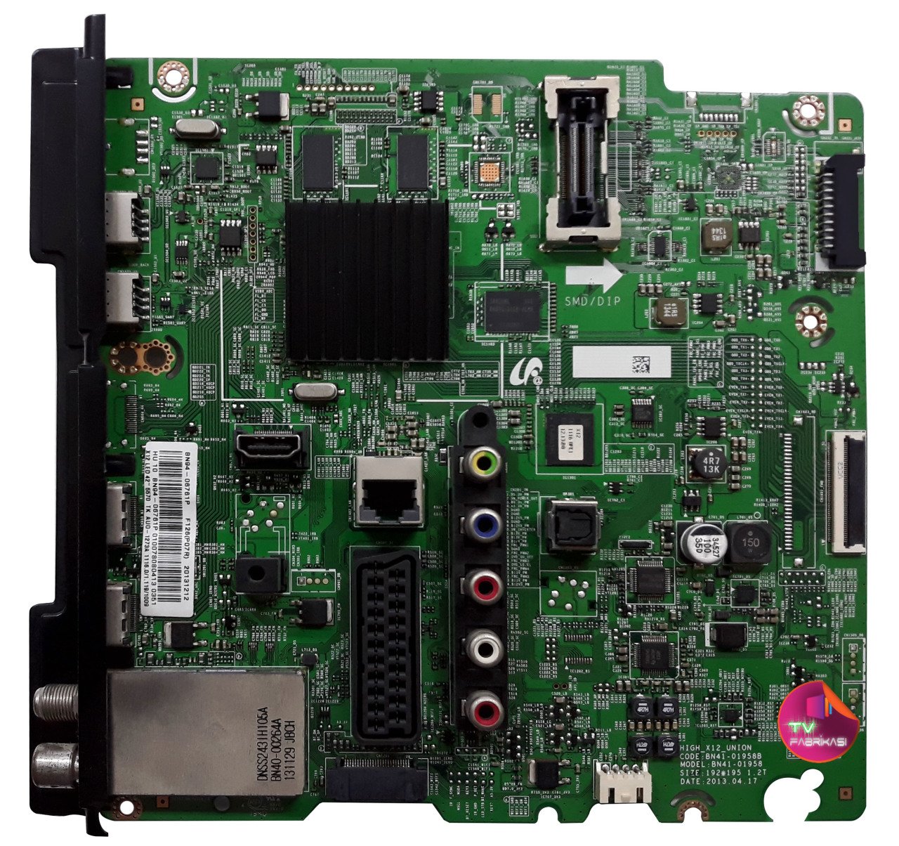 BN41-01958B , BN94-06761P , UE42F5570S , X12 LED42''5570 TK AUO-1273A , MAIN BOARD , SAMSUNG ANAKART