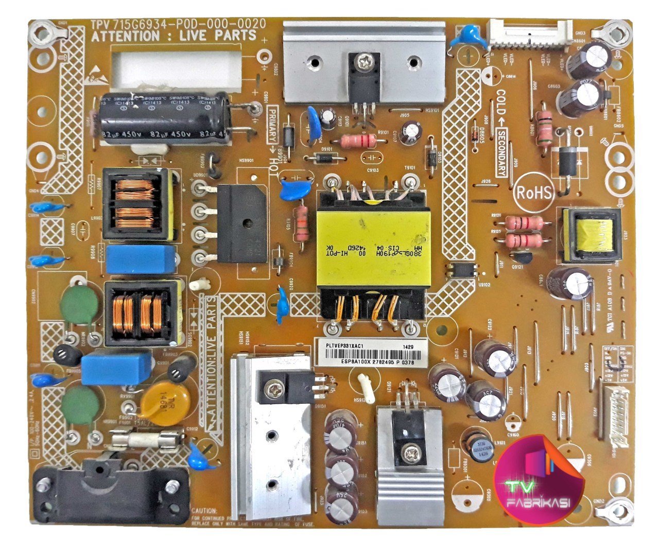 715G6934-P0D-000-0020 , PLTVEP331XAC1 , POWER BOARD , PHILIPS BESLEME