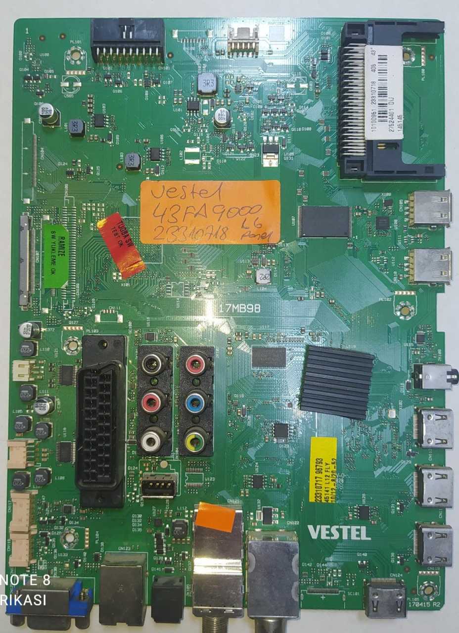 23310718,10100951,17MB98,43FA9000,LG PANEL,ANAKART,MAİNBOARD