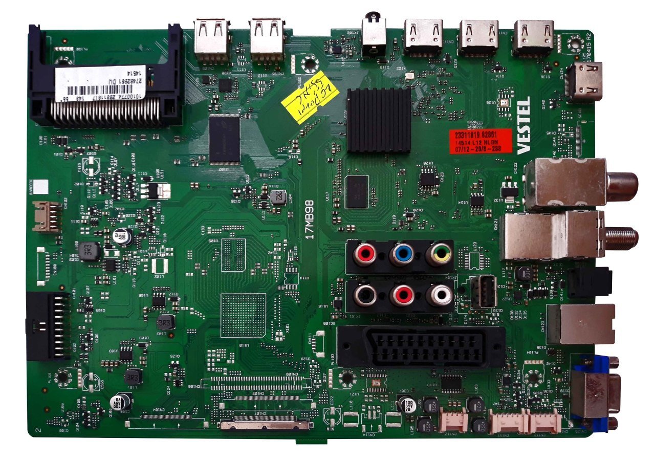 17MB98 , 23311817 , 23311819 , 55'' LG PANEL , 170415 R2 , 55FA7500 , VESTEL VES550UNEL-2D-S01 , MAIN BOARD , VESTEL ANAKART