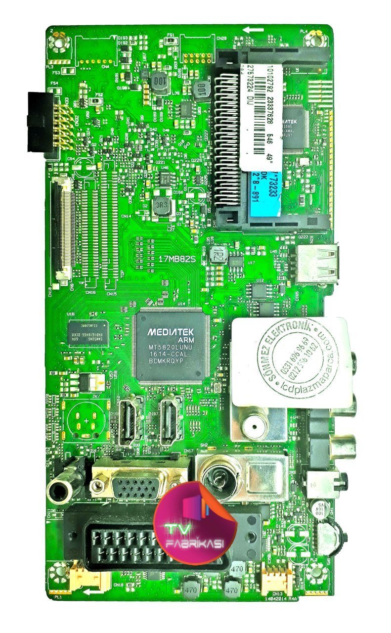 17MB82S , 23337628 , DIJ , 49'' , MAIN BOARD ,  VESTEL ANAKART