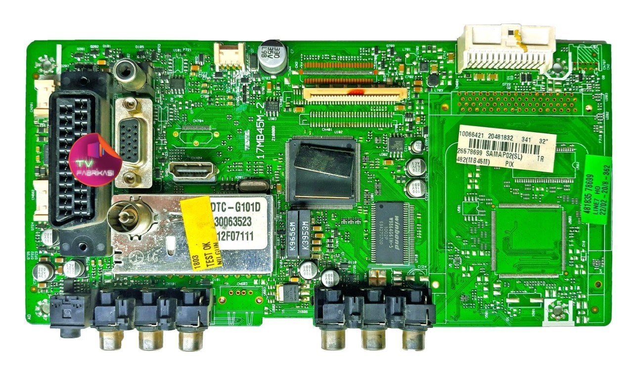 17MB45M-2 , 210809 , 20481832 , SAMAP02 , 32'' , MAIN BOARD , VESTEL ANAKART