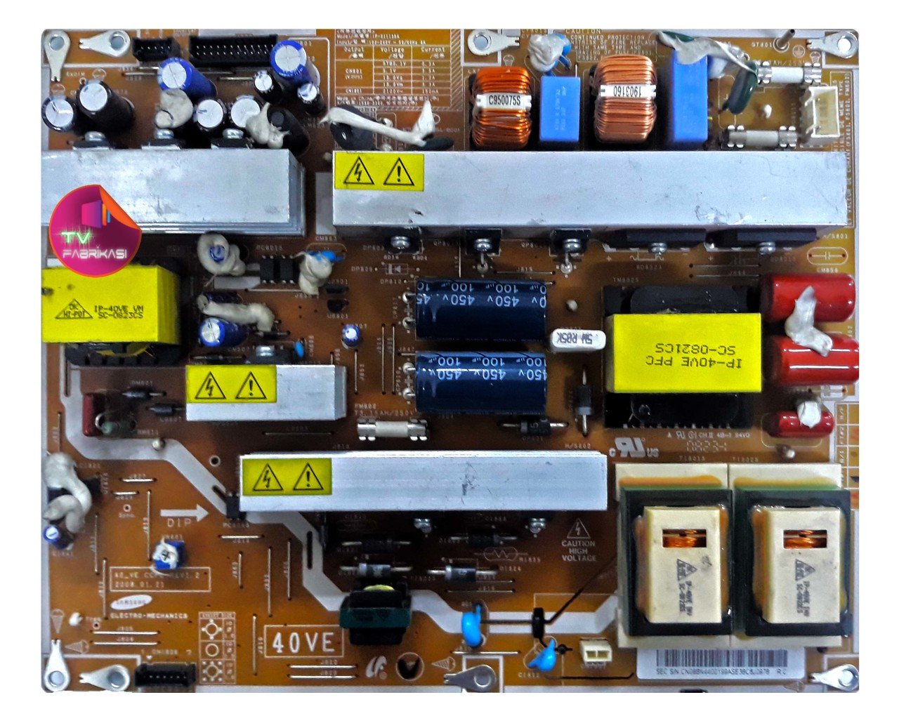 BN44-00199A , 40_VE CCFL , REV 1.2 , IP-211135A , LE40A557P2F , POWER BOARD , SAMSUNG BESLEME