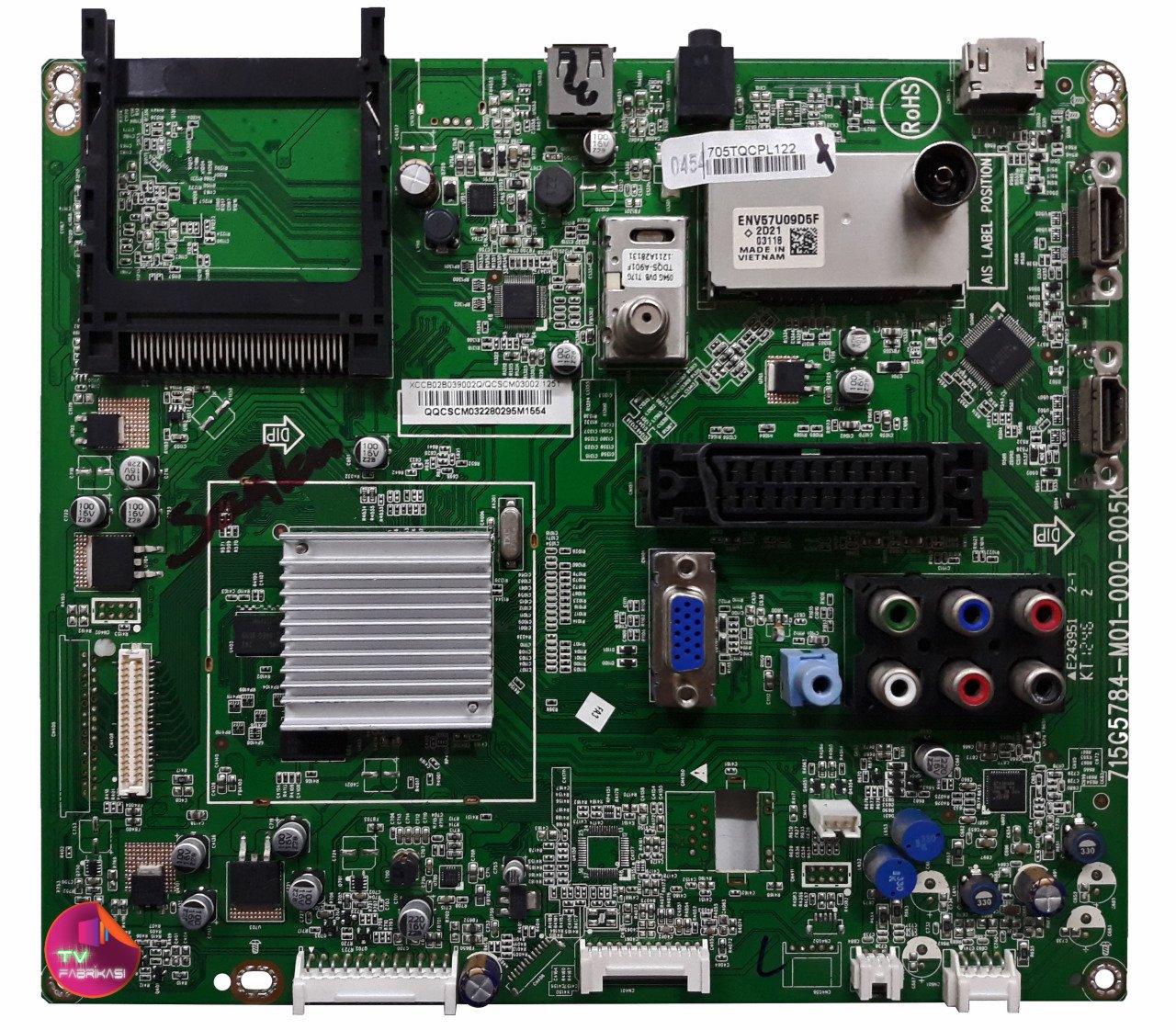 715G5784-M0A-000-005K , XCCB02B039002Q , 40PFL3107 , XCCB02B039002Q/QCSCM03002 , MAIN BOARD , PHILIPS ANAKART