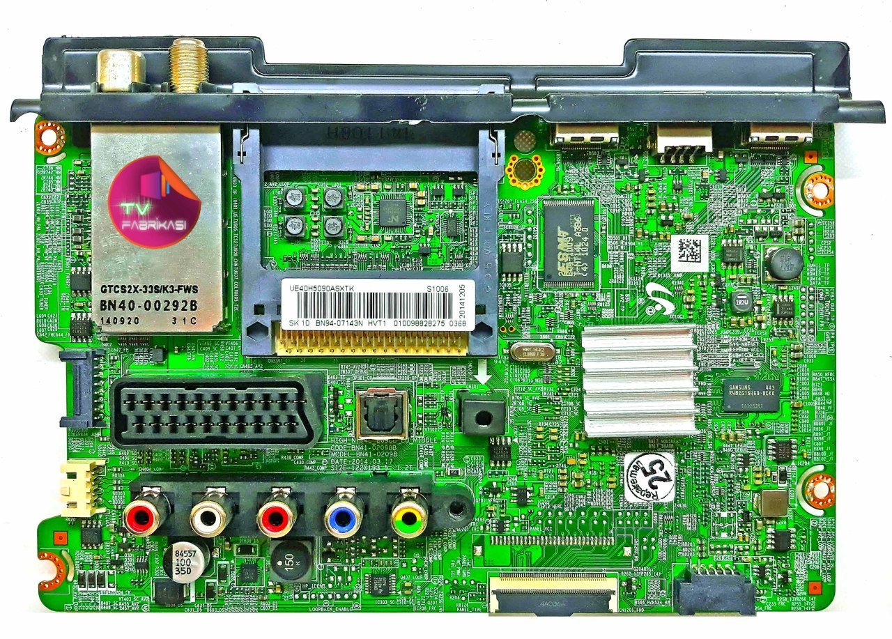 BN41-02098B , BN41-02098 , BN40-00292B , ANAKART SAMSUNG , MAIN BOARD