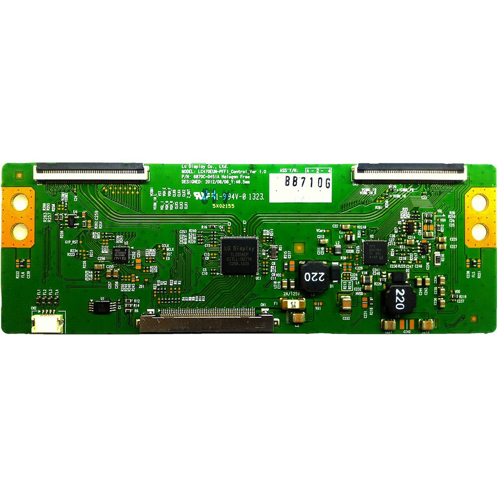 6870C-0451A LC470EUN-PFF1 Ver 1.0 LG T-Con Board
