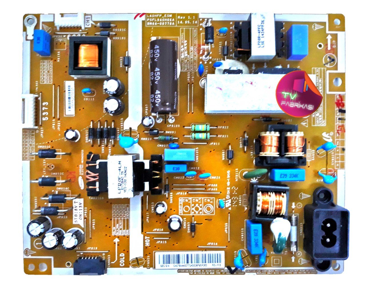 BN44-00770A , PSLF940H06A , L40HFP_ESM , REV 1.1 , POWER BOARD , SAMSUNG BESLEME