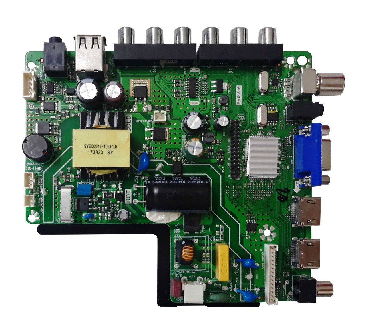 Skr.816 , Tp. V56. Pb816 P45-M6 32”  , Syeq2612-T003 1.0 , Main Board , Anakart