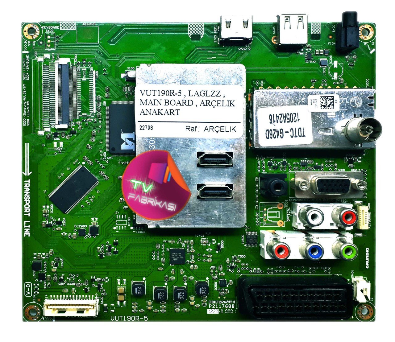 VUT190R-5 , LAGLZZ , MAIN BOARD , ARÇELIK ANAKART