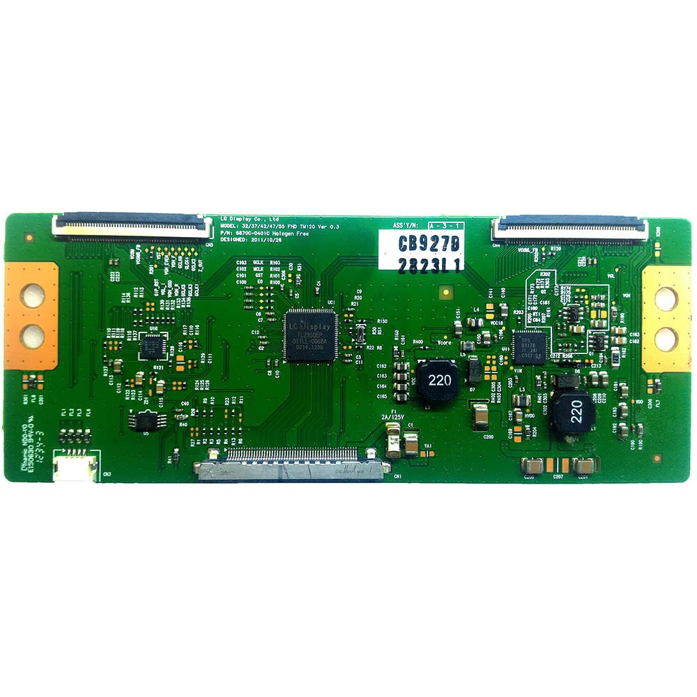 6870C-0401C 32/37/42/47/55 FHD TM120 VER0.3 LG T-Con Board