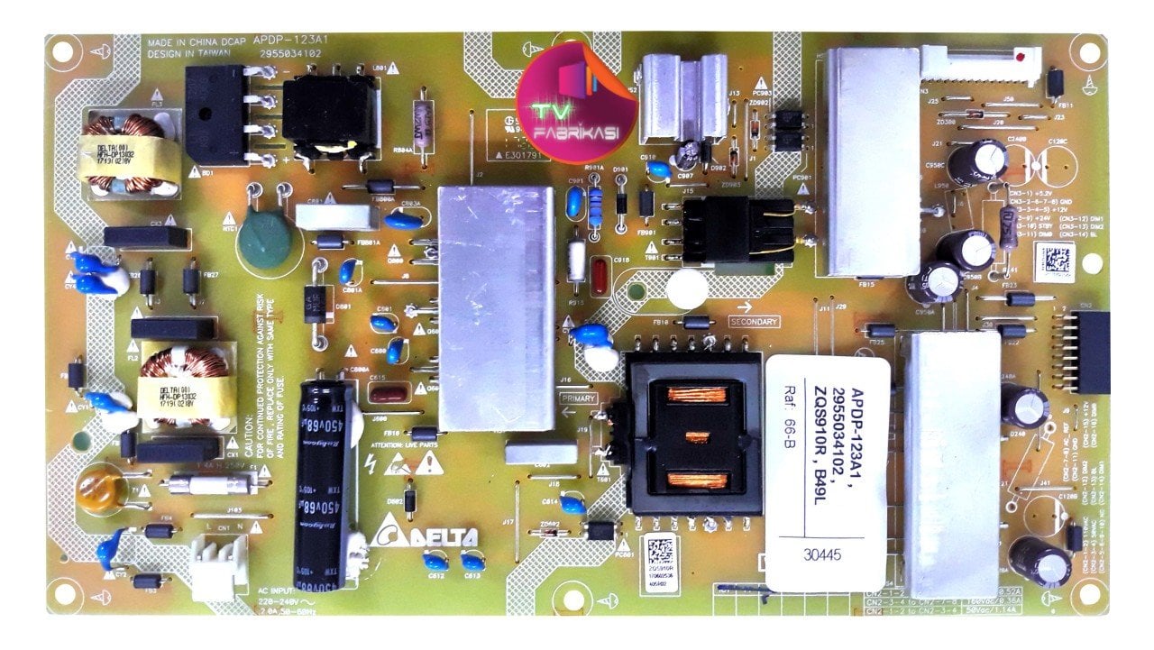 APDP-123A1 , 2955034102 , ZQS910R , B49L 8752 5S , ZUM193-02 , ZUN120 , POWER BOARD , ARÇELİK BESLEME